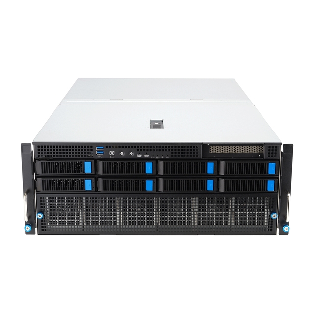ESC8000A-E12 configuration is 8xGPU 100 80gb 2xAmd epyc 9554 ram ddr 5 ECC 4800mhz 1536gb 8x hdd 20tb