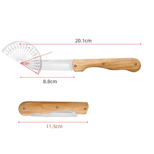 Tùy Chỉnh Ngoài Trời <span class=keywords><strong>Fab</strong></span> Bánh Survival Cắm Trại Dao Với Gỗ Xử Lý 89Mm Lưỡi Thép Không Gỉ Trượt Mở Thiết Kế OEM Hỗ Trợ - Product Image 6