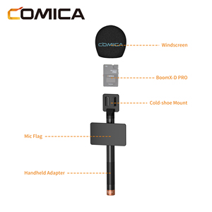 Adaptateur portable Comica HR-WM pour tous <span class=keywords><strong>les</strong></span> microphones sans fil, adapté aux reportages, aux interviews télévisées et aux diffusions en direct - Product Image 3