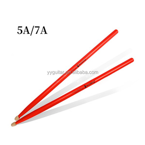 <span class=keywords><strong>Baquetas</strong></span> de Madera de Arce Coloridas con Logotipo Personalizado Cheerhas, Modelo Maple-2, Longitudes 5A/7A, Juego de Práctica <span class=keywords><strong>para</strong></span> Principiantes, Venta al Por Mayor a Precio Económico - Product Image 1