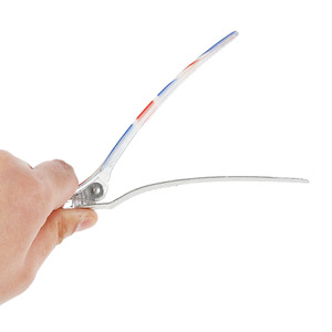 Pinzas para el cabello de 12 cm de plástico con diseño Union Jack y purpurina, herramientas de peinado para mujer de uso diario - Product Image 5