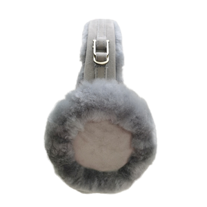 Échantillon disponible, Ventes Flash : <span class=keywords><strong>Cache</strong></span>-oreilles d'hiver chauds et doux en <span class=keywords><strong>fourrure</strong></span> de mouton naturelle, pliables, pour femmes et hommes - Product Image 3