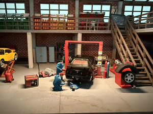 <span class=keywords><strong>โมเดล</strong></span>ภูมิทัศน์ขนาดจิ๋ว <span class=keywords><strong>1</strong></span>:<span class=keywords><strong>64</strong></span> ร้าน<span class=keywords><strong>ซ่อม</strong></span><span class=keywords><strong>รถ</strong></span>ยนต์อเมริกัน <span class=keywords><strong>โมเดล</strong></span><span class=keywords><strong>รถ</strong></span>สำเร็จรูป ฉากจำลอง อุปกรณ์เสริมสำหรับการพิมพ์ 3 มิติ - Product Image 6