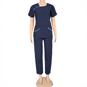 <b>Scrub</b> Uniform Women's Maternity Set Lace Four-Way Stretch Breathable Styling Wholesale Hospital Nursing Long Sleeve Perfect - Product Image 1