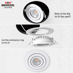 De 120mm de diámetro adecuado para cortar-75-115mm Venta caliente <span class=keywords><strong>led</strong></span> foco de anillo de montaje <span class=keywords><strong>downlight</strong></span> - Product Image 6