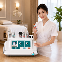 Appareil professionnel de soin du visage à goutte d'eau 6-en-1 pour lifting et raffermissement de la peau, équipement de beauté avec tensiomètre pour salon et spa OEM ODM