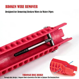 <span class=keywords><strong>Outil</strong></span> de réparation d'évier de cuisine antidérapant 8 en 1, clé d'assemblage de robinet multifonctionnelle pour salle de bain, <span class=keywords><strong>outil</strong></span> multifonctionnel d'installation de plomberie - Product Image 4