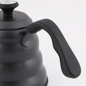 Hervidor de café de acero inoxidable, y termómetro tetera con cuello de cisne, 1200ml - Product Image 4