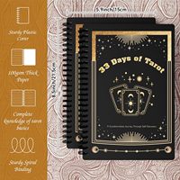 Nouveau carnet de planification personnalisé imprimé en offset sur papier d'art, impression de journaux et agendas sous marque privée, livre d'autocollants, journal de tarot, spirale