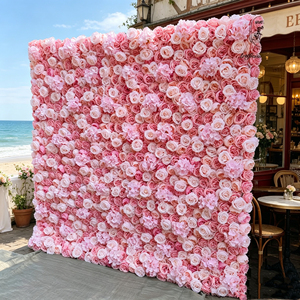 Multi Purpose Artificial <b>Flower</b> <b>Wall</b> Suitable For Indoor Outdoor All Season Party Wedding And Commercial Styling - Product Image 4