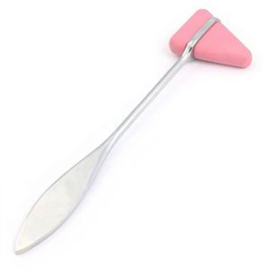 Marteau de réflexe à percussion Odontomed ODM-25-31F en acier inoxydable rouge, vert, jaune, bleu, certifié CE pour le diagnostic - Product Image 1