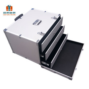 Caja de Herramientas para camiones con cajones personalizada, caja de aluminio para tren de vuelo con cerraduras - Product Image 1
