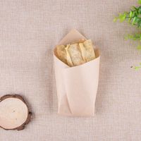 Kussen Food Grade Pannenkoek Waterdichte Snack Tas Donut Burger Sandwich Inpakpapier Voor Verpakking