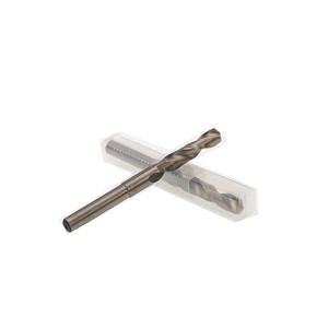 Juego de brocas helicoidales de metal HSS 4341 Silver Deming, blanco y negro, con vástago reductor de 1/2 pulgada, en caja de madera, de Good Service - Product Image 6