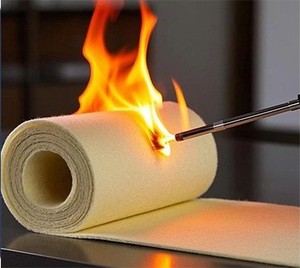 Tissu Kevlar ignifuge et anti-UV de 3mm d'épaisseur-<span class=keywords><strong>Feutre</strong></span> aiguilleté en aramide non tissé pour usage industriel - Product Image 4