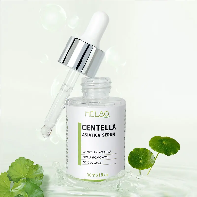 Siero fiale viso Centella Asiatica all'ingrosso etichetta privata per la riparazione di ridurre l'acne cura della pelle sensibile