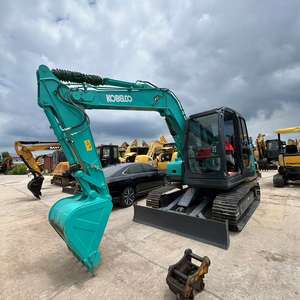 Usado Japão Original 7.5 Ton Kobelco SK75C Escavadeira SK120 130 135 140 200D 210 350-8 Escavadeira de Esteiras Hidráulica para Venda - Product Image 6
