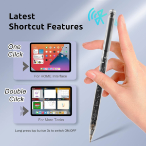 Stylet numérique <span class=keywords><strong>Pro</strong></span> à design transparent avec rejet de paume et chargement magnétique pour <span class=keywords><strong>iPad</strong></span> <span class=keywords><strong>Pro</strong></span> 2018-2025 - Product Image 4