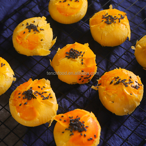 Pâtisserie au Sel d'Œuf Savoureuse, Gâteau de Lune Chinois au Jaune d'Œuf et à la <span class=keywords><strong>Pâte</strong></span> de Haricot Rouge, Marque MAISHI, Boîte de 1000g - Product Image 2