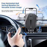 Support de téléphone pour voiture de bonne qualité, rotatif, en ABS, à fixer sur la grille d'aération, durable, stable, magnétique, pliable, universel, support de téléphone mobile automatique