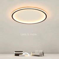 Lámpara de araña Led moderna, iluminación Simple para sala de estar, dormitorio, estudio, lámparas de interior blancas y negras, accesorios de AC90-260V regulable