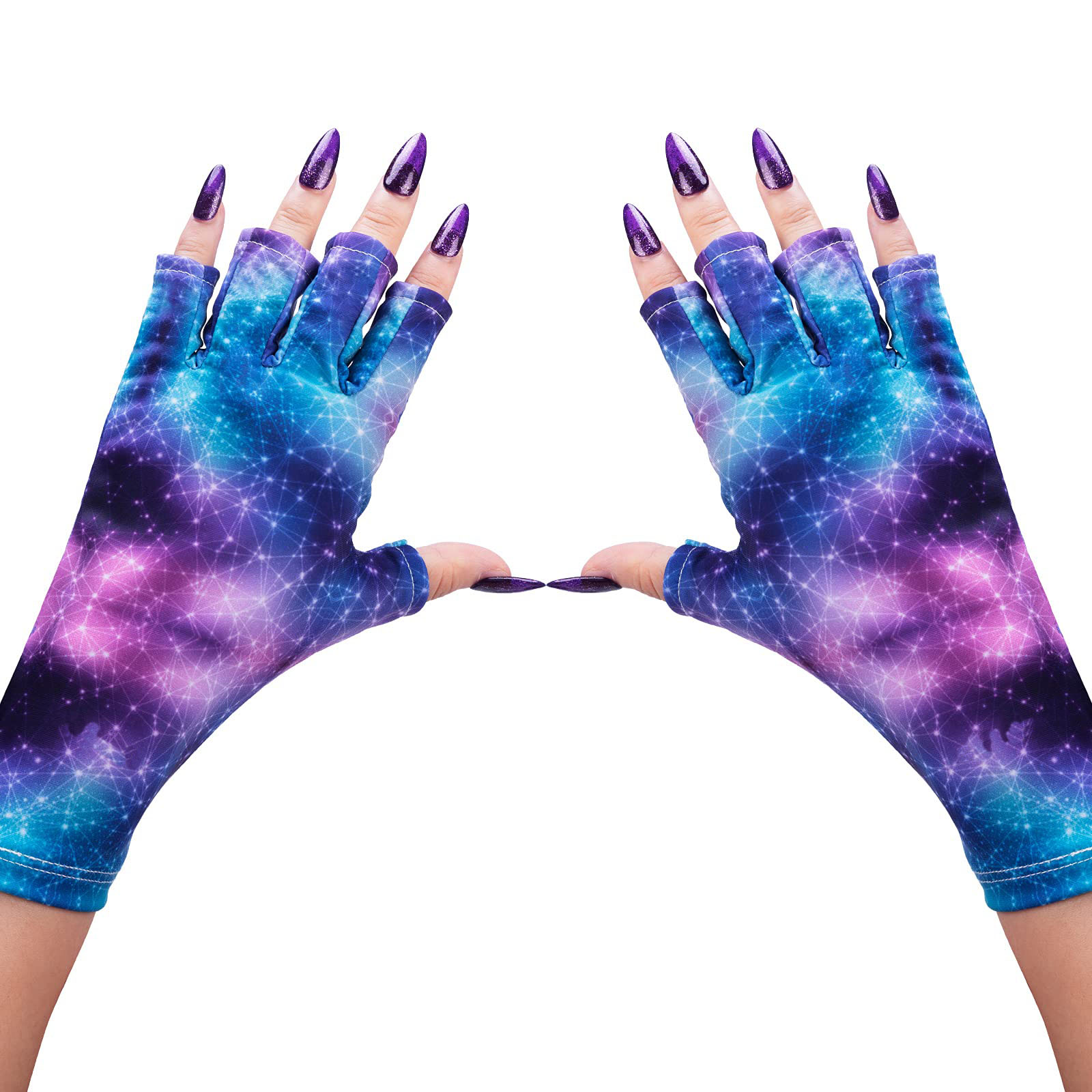 Маникюрные перчатки со светодиодной защитой и защитой от УФ-лучей для гелевой лампы для ногтей