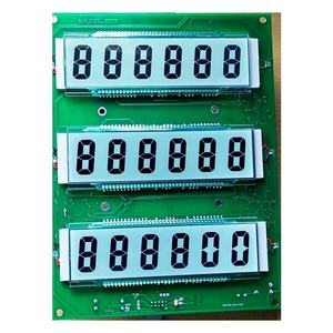 Özelleştirilmiş 3 hatları 666 7 Segment ekran 6 haneli kurulu HTN TN LCD ekran yakıt pompası Tatsuno için yakıt 70 Pin dağıtıcı LCD - Product Image 1
