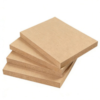 Panneau de fibres de bois stratifié moderne 12 mm 18 mm, surface UV haute brillance poncée, résistant à l'humidité, imperméable, ignifuge, certifié CE MDF