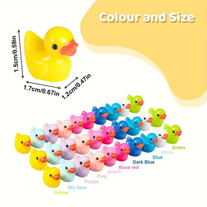 50pcs Mini Statues De Canard En Résine | En Vrac Miniature Paysage Jardin <span class=keywords><strong>Aquarium</strong></span> Pot <span class=keywords><strong>Plante</strong></span> Accessoires pour La Maison De Fête Jeu Maison De Poupée - Product Image 3