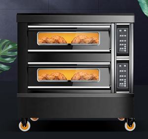 Four industriel électrique à 4 niveaux en acier inoxydable avec vapeur pour la cuisson des gâteaux et du <span class=keywords><strong>pain</strong></span> - Product Image 5