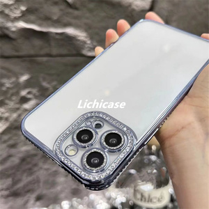 Lichicase cô gái tình yêu DIY kim cương mạ điện thoại di động ACCESSORIZE cho redmi14c 14R mềm vỏ điện thoại - Product Image 5