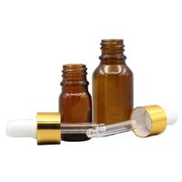 Emballage cosmétique personnalisé avec logo, sérum pour la peau, gouttes pour les yeux, huile essentielle, parfum, flacon compte-gouttes en verre ambré de 10 ml, 30 ml, 50 ml, 100 ml