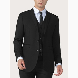 Traje de Negocios de Tres Piezas para Hombre, Estilo Italiano, Transpirable, Antiarrugas, con Logotipo Personalizado, Colores para Todas las Temporadas - Product Image 5