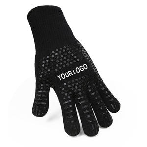 Logo personnalisé Mitaine de <span class=keywords><strong>four</strong></span> Cuisine Anti-Chaleur Grill Bbq Gants Silicone Résistant à la Chaleur Gants BBQ Grill Gants <span class=keywords><strong>Pour</strong></span> Cuisson Cuisson Cuisson - Product Image 5