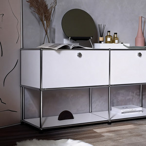 Moderner Edelstahl-Wohnzimmerschrank, Praktisch für Tägliche Aufbewahrung und Exquisit für Inneneinrichtung - Product Image 4
