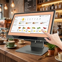 Vente en gros OEM ODM, écran capacitif, machine POS, caisse enregistreuse, écran tactile 15,6/15 pouces, système de caisse enregistreuse tout-en-un POS