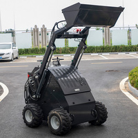 Minipala Compatta KSLS460 con Operatore a Terra, Carico Nominale 300kg, per Giardino, Fattoria e Costruzioni
