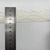 En stock – Rouleau de dentelle tricotée extensible de 4 cm, bordure en dentelle cils pour cols et lingerie, accessoire de tissu fait main pour le bricolage, frais et naturel