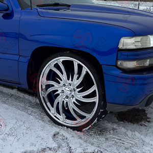 Cerchi Forgiati Intro a 2 Pezzi da 24 Pollici, Deep Dish, 20 <span class=keywords><strong>22</strong></span> 24 26 Pollici, 6x139.7, per Camion Ford Chevrolet RAM GMC - Product Image 2
