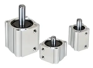 CNC機械加工カスタム高精度シリンダーアルミニウム6061陽極酸化空気シリンダー