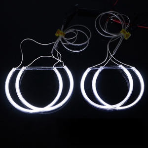 Car LED <span class=keywords><strong>Angel</strong></span> Eagle <span class=keywords><strong>Eyes</strong></span> Light 12V Halo Ring <span class=keywords><strong>Angel</strong></span> <span class=keywords><strong>Eyes</strong></span> Pour <span class=keywords><strong>E36</strong></span> E46 E39 4 Anneaux White <span class=keywords><strong>Angel</strong></span> <span class=keywords><strong>Eyes</strong></span> LED Interior White Headlamp - Product Image 5