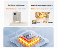 Veacine T6PLUS Produit intelligent Mini projecteur portable LED 1080P Support Home cinéma 230 ANSI Lumens 8G WiFi6 Mise au point