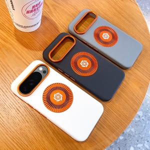 เคสโทรศัพท์หนัง PU คุณภาพสูงแบบแม่เหล็ก สำหรับ Google Pixel 10 Pro XL 9 Pro พร้อมรูระบายความร้อนโลหะ ป้องกันอย่างดี - Product Image 2