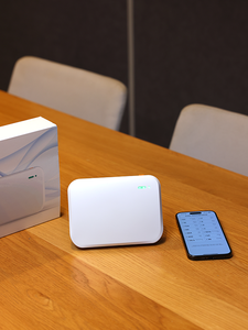 Aeronode A101 Moniteur de qualité de l'<span class=keywords><strong>air</strong></span> complet multi-capteurs haute précision cellulaire 4G SIM États-Unis Asie du Sud-Est Europe Alarme sonore - Product Image 4