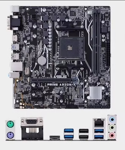 Used AMD A320M-k AM4 Socket Micro-ATX Laptop Motherboard DDR4 SATA Ports
