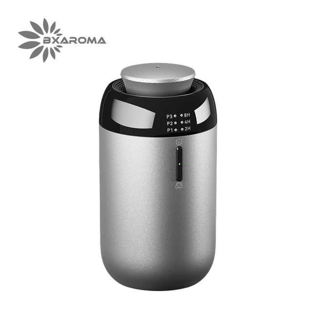 Portable USB Rechargeable 10ml Capacity Aluminium Alloy Nebulizer Aromatherapy Diffuser Waterless Car Essential Oil Diffuser