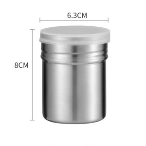 Polverizador de acero inoxidable – Botella agitadora de malla fina, recipiente para café, tarro de condimentos para cocina – para cacao, harina, especias, etc. - Product Image 3