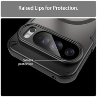Casing Magnetik Tipis Transparan Matte PC untuk Google Pixel 9 10 Pro XL / 6 8 9 10 Pro 9a 8a 6a 5a Gen, Mendukung Pengisian Daya Nirkabel