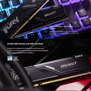 Module de mémoire de bureau HyperX <span class=keywords><strong>Fury</strong></span> <span class=keywords><strong>Beast</strong></span> 8 Go 16 Go 32 Go 2400 2666 <span class=keywords><strong>3200</strong></span> MHz DIMM PC4-23400 25600 28800 DDR4 - Product Image 4