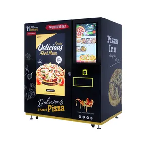 Pode mudar o sistema de pedidos e adicionar casa comida quente pizza vending Machine com forno microondas OEM ODM Hot smart food vending machine